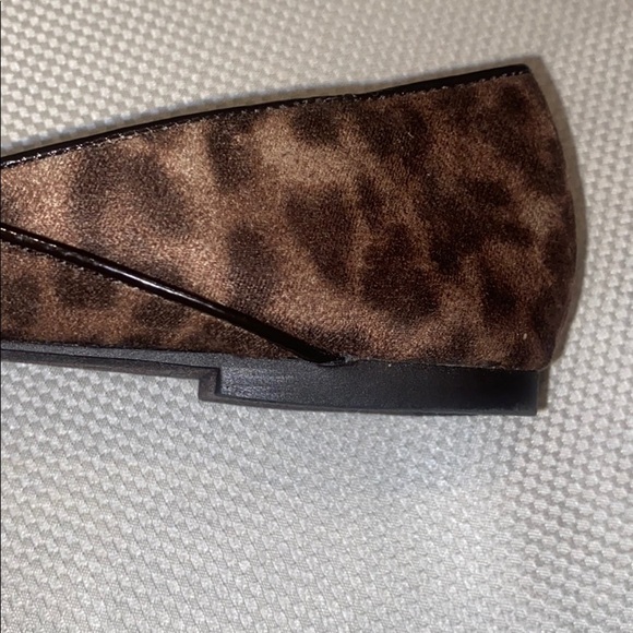 CATO Leopard Ballet Flat Loafer Open Toe size 8 - Picture 7 of 8